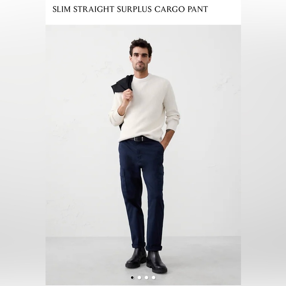 Banana Republic Dark Blue Cargo Pants
